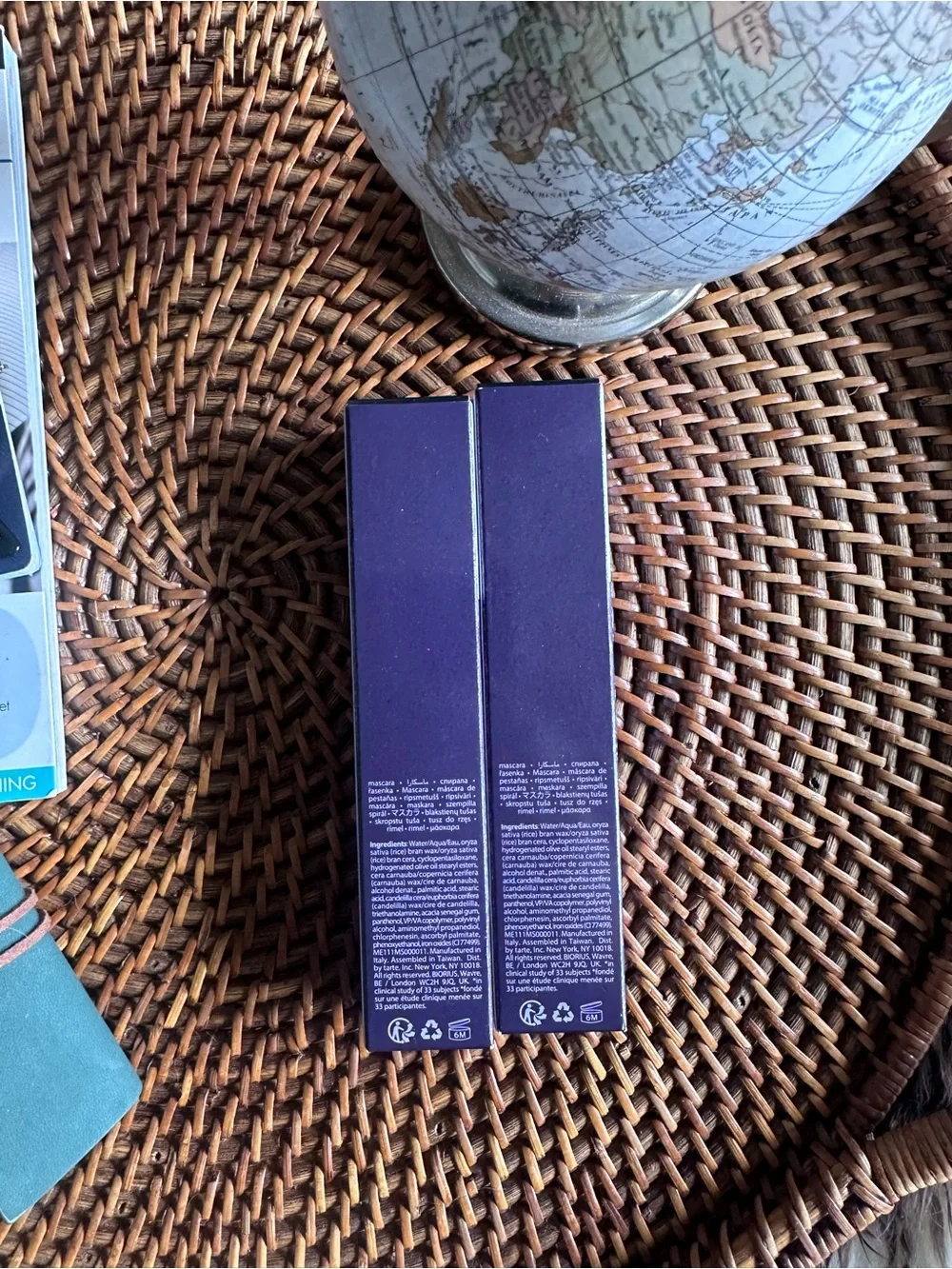 tarte “Lights, Camera, Lashes” Black Mascara Set of 2 New in Box